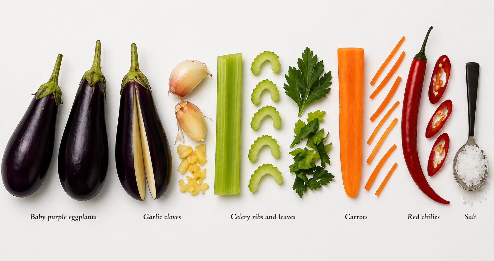 Stuffed Pickled Eggplants